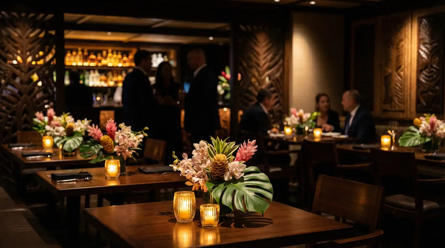 Vue intérieure du restaurant Maeva Table