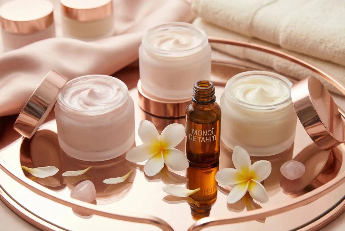 Soin visage tiare — massage facial aux huiles polynesienne